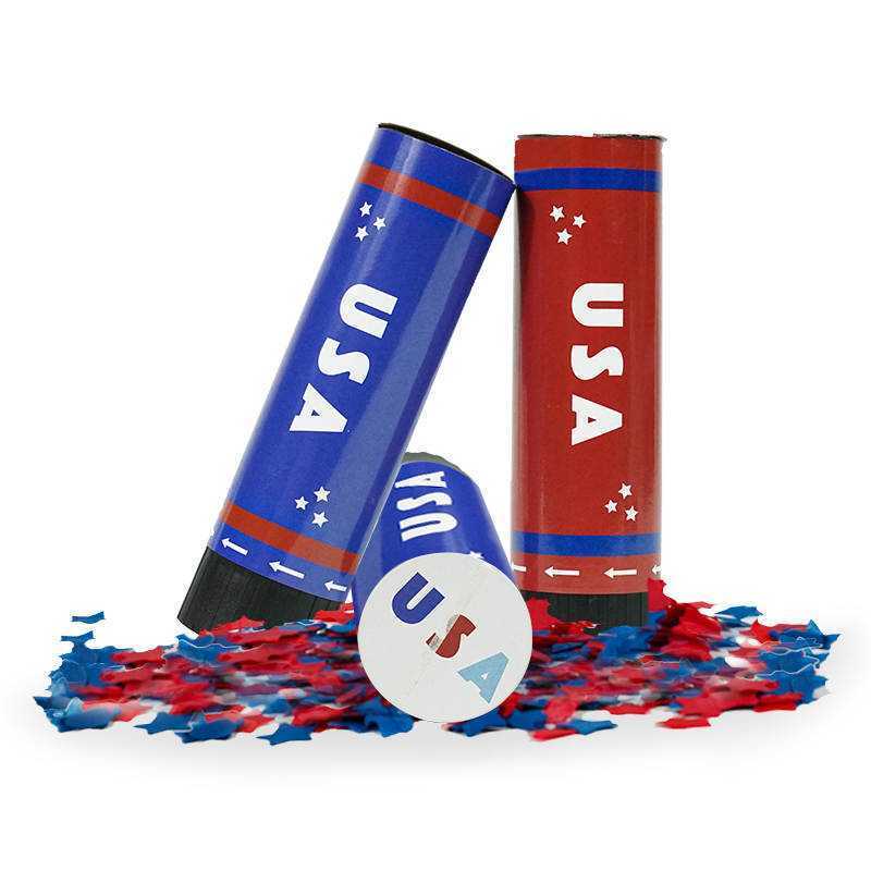 USA Confetti Cannons (4 pack)