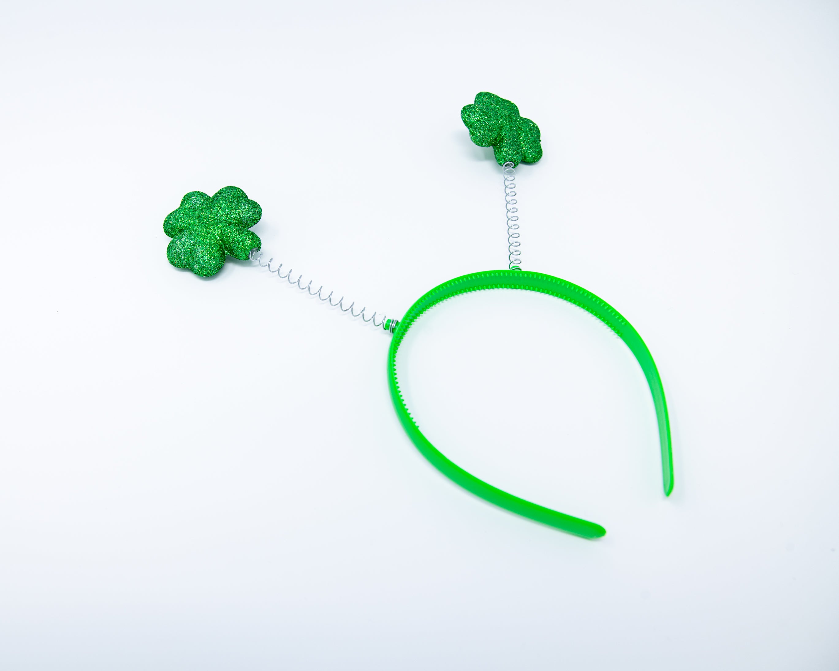 Wobbly Shamrock Glittering Headbands